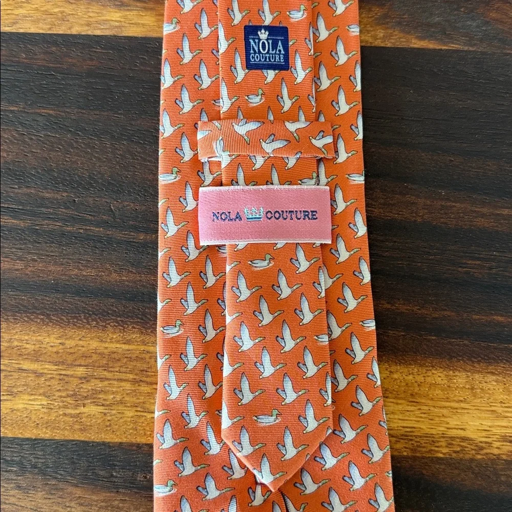 {NOLA Couture} Duck print silk tie - Picture 4 of 6